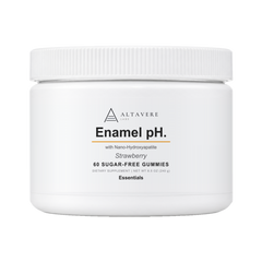 Enamel pH jar, front
